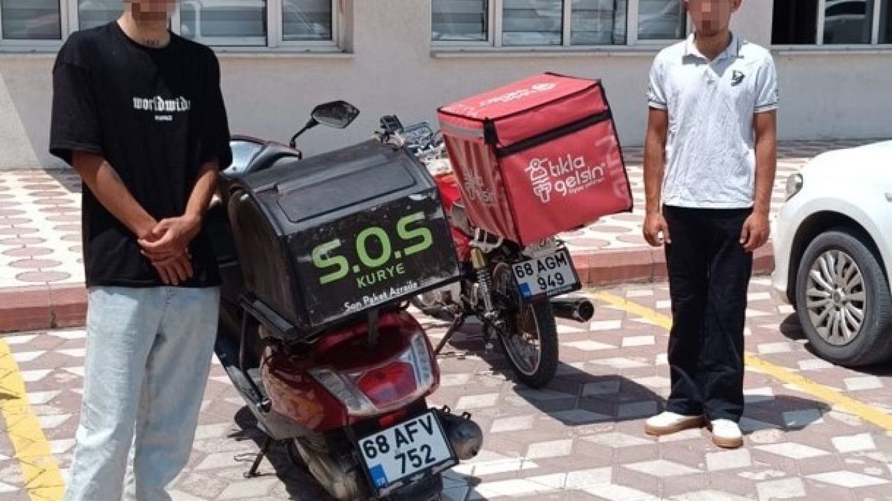 Aksaray’da şok eden görüntüler, oyun parkına motosikletle çıktılar
