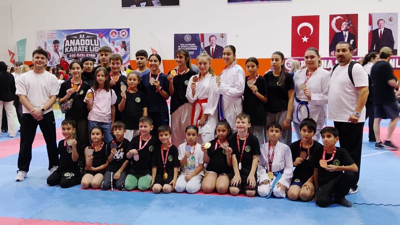 Alaşehirli karateciler Ege’yi fethetti