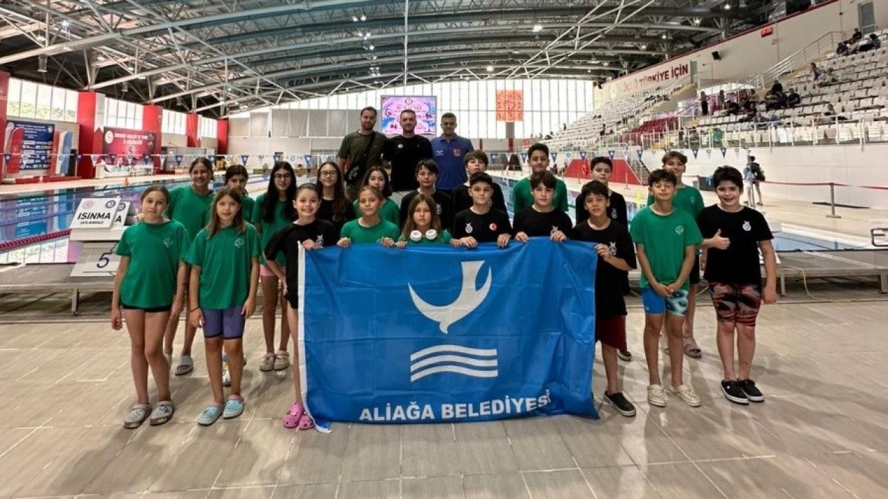 Aliağalı yüzücülerden Samsun’da önemli başarı