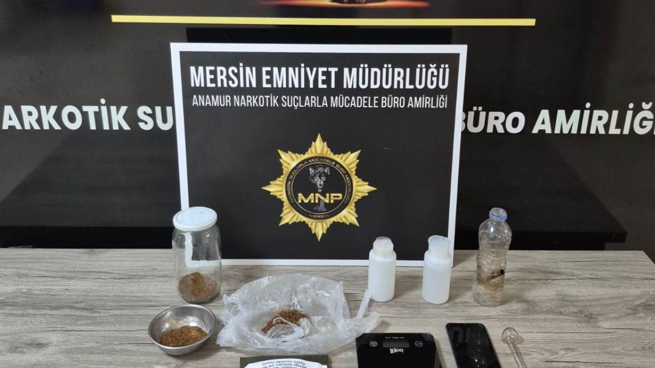 Anamur’da uyuşturucu operasyonu: 1 şüpheli tutuklandı