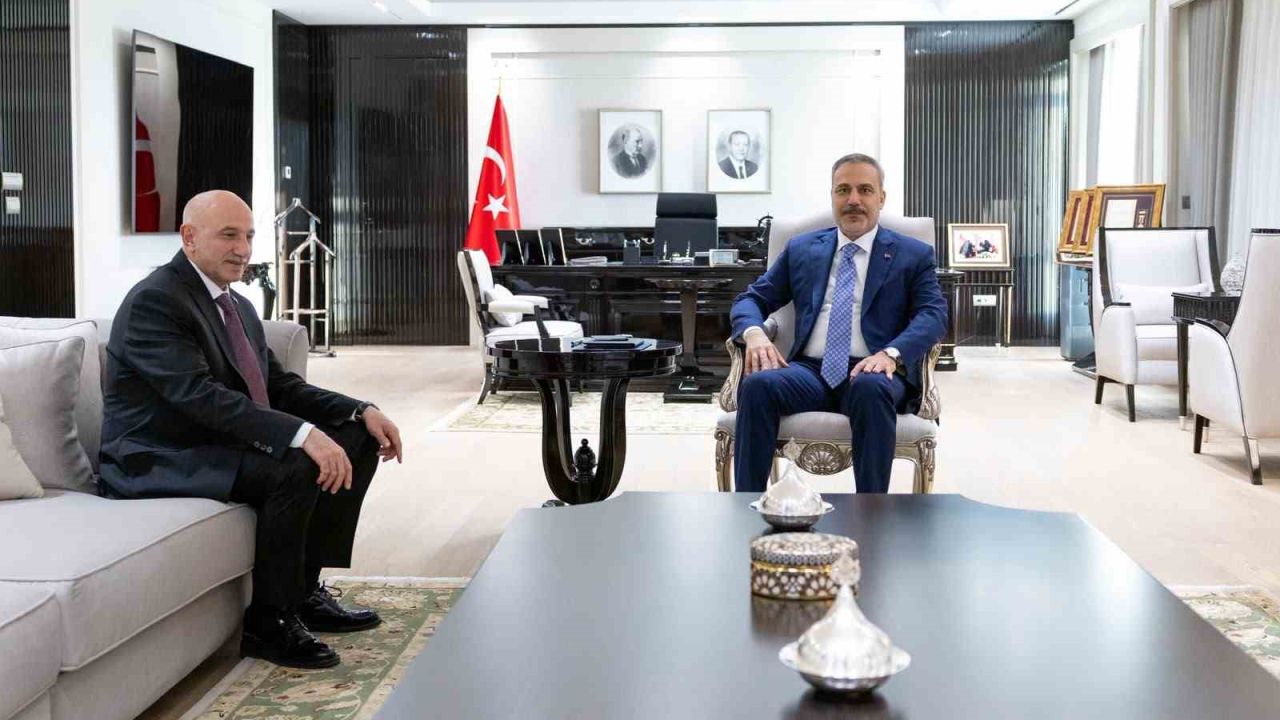 Bakan Fidan, Ankara İl Emniyet Müdürü Yüksek’i kabul etti