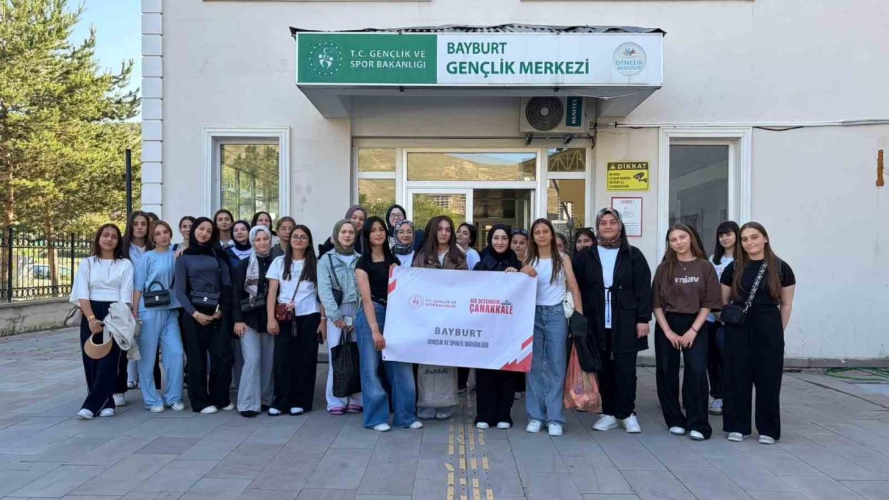 Bayburtlu gençler tarihin izinde Çanakkale’ye uğurlandı