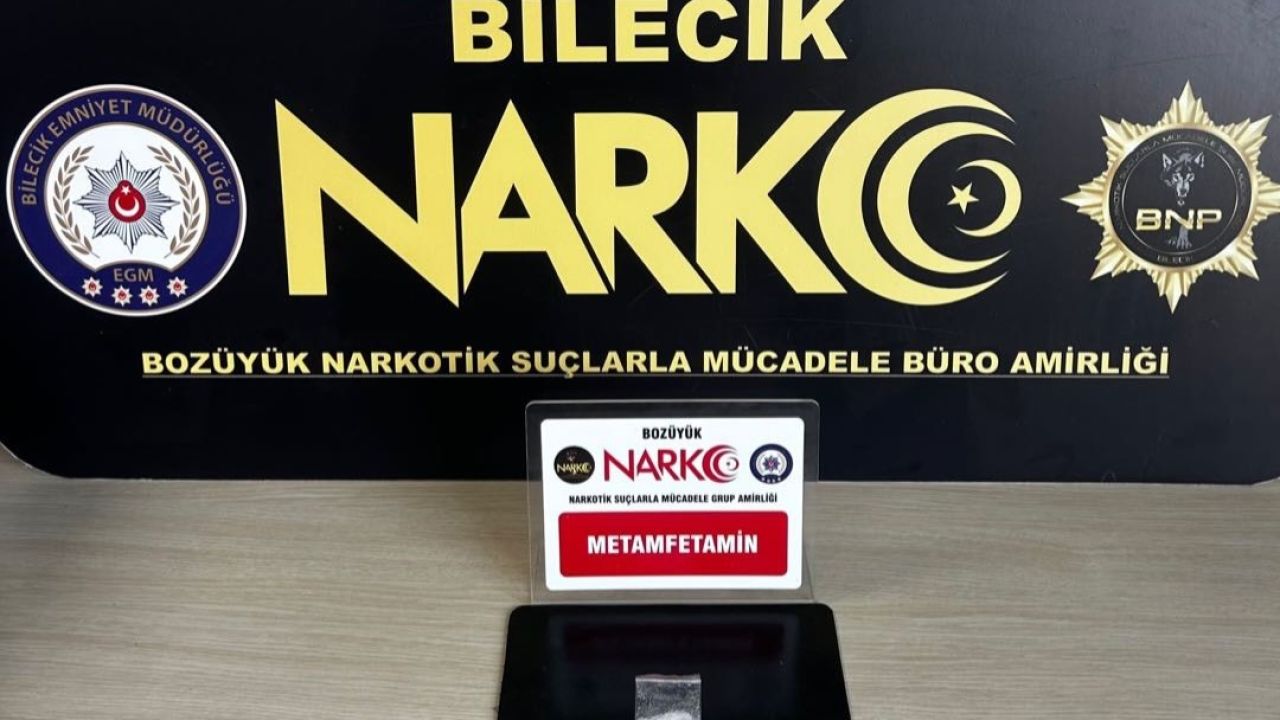 Bilecik’te uyuşturucu operasyonu: 1 gözaltı
