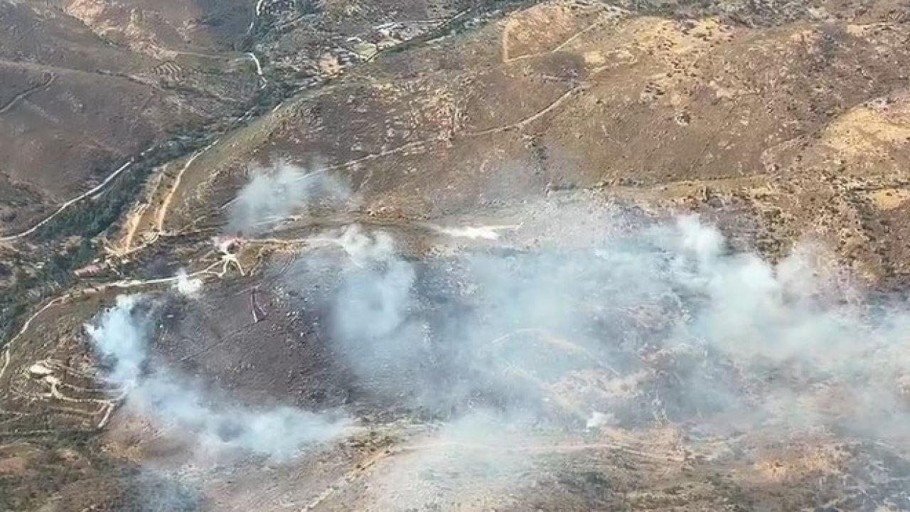 Bodrum’da makilik yangını devam ediyor