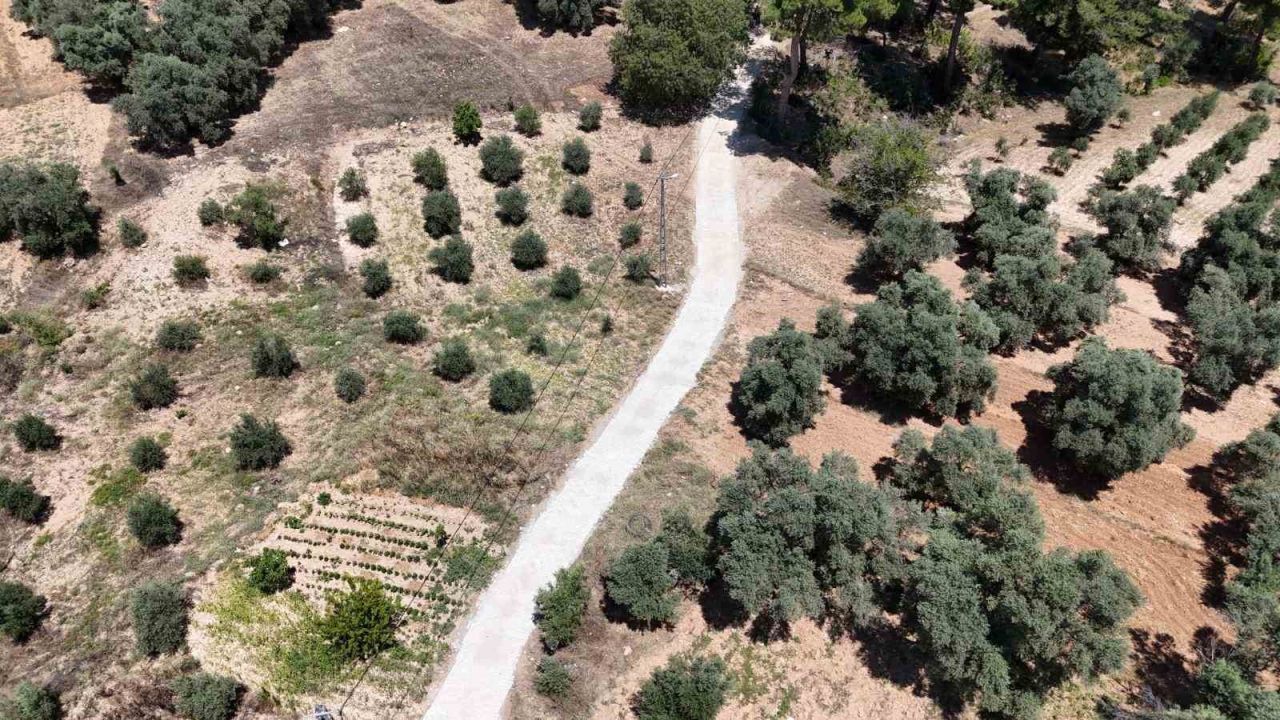 Bozdoğan Güvenir’de yol çalışması tamamlandı
