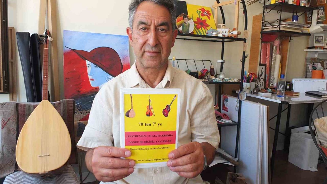 Burhaniyeli eğitmen 70’den 7’ye kitap yazdı