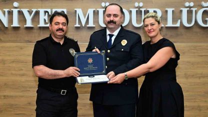 Bursa’da 105 emniyet personeli terfi etti