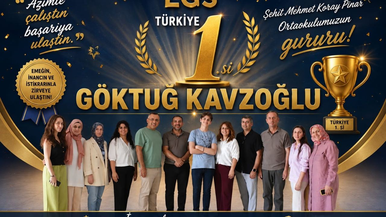 Bursa’da LGS gururu: 500 tam puan alan Göktuğ Kavzoğlu Türkiye birincisi oldu