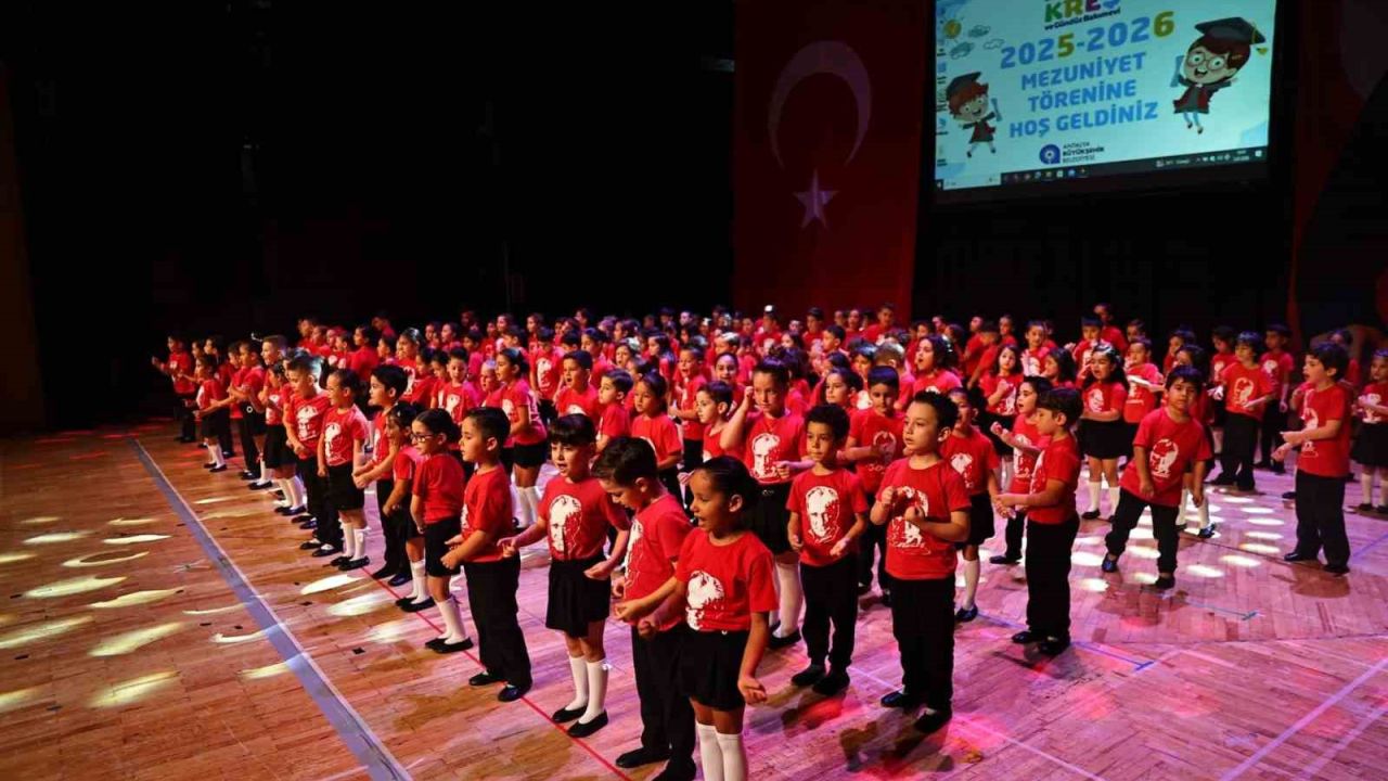 Büyükşehir kreşlerinde mezuniyet coşkusu