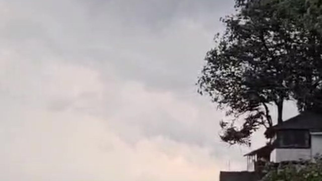 Denizden yükselen hortum korku dolu anlar yaşattı