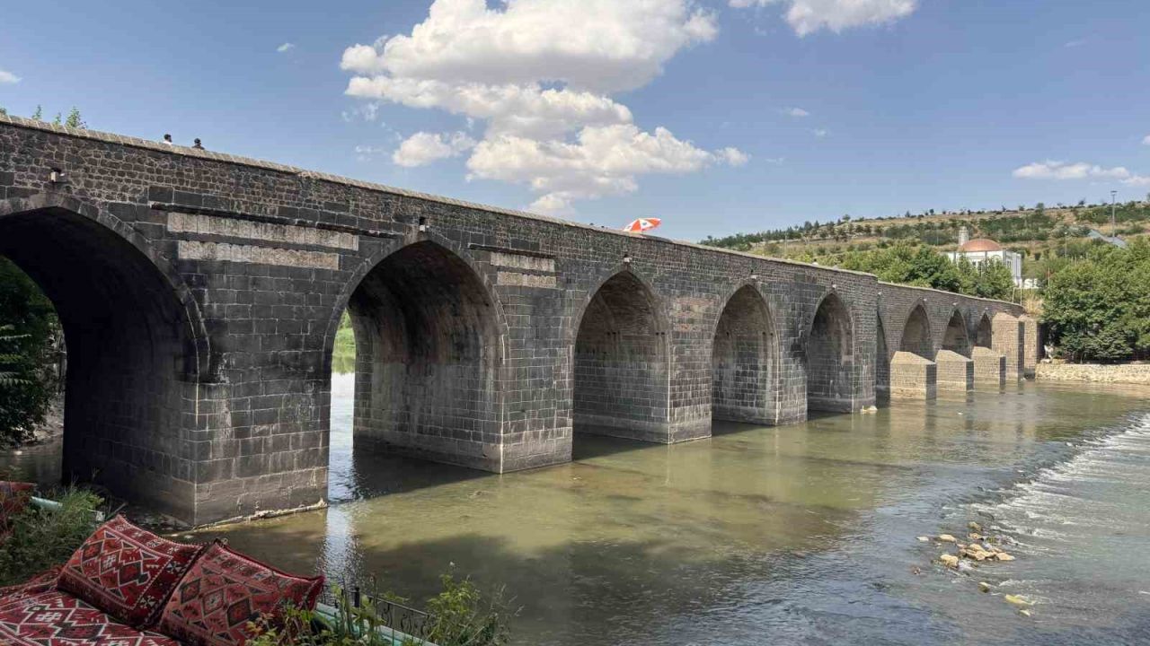 Diyarbakır’da sıcaklığın 40 dereceyi bulmasıyla tarihi mekanlar boş kaldı