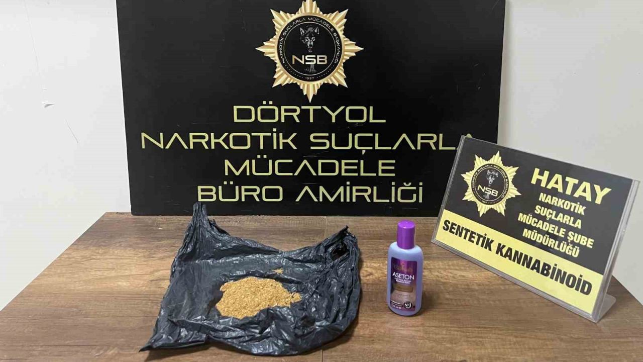 Dörtyol’da uyuşturucu operasyonu: 1 gözaltı