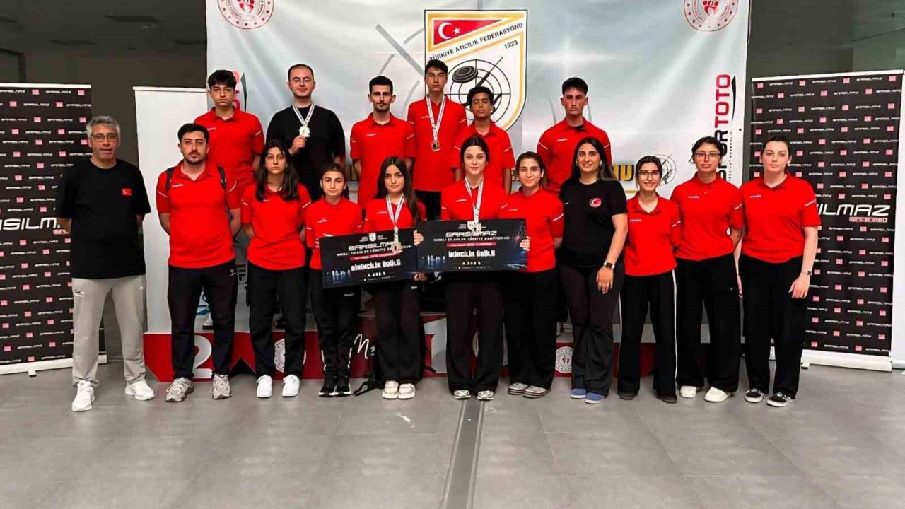 Erzincanlı atıcılardan Türkiye Şampiyonası’nda 5 madalya