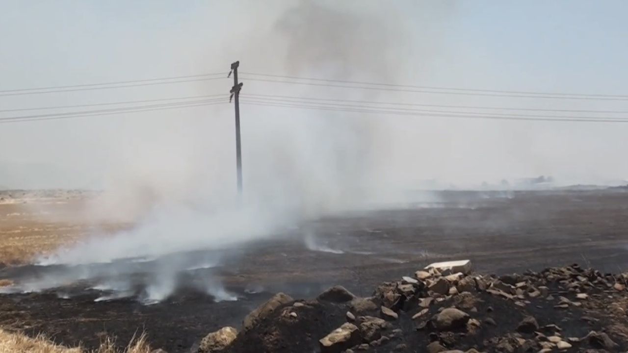 Gaziantep’teki anız yangınıyla ilgili 3 kişi gözaltına alındı