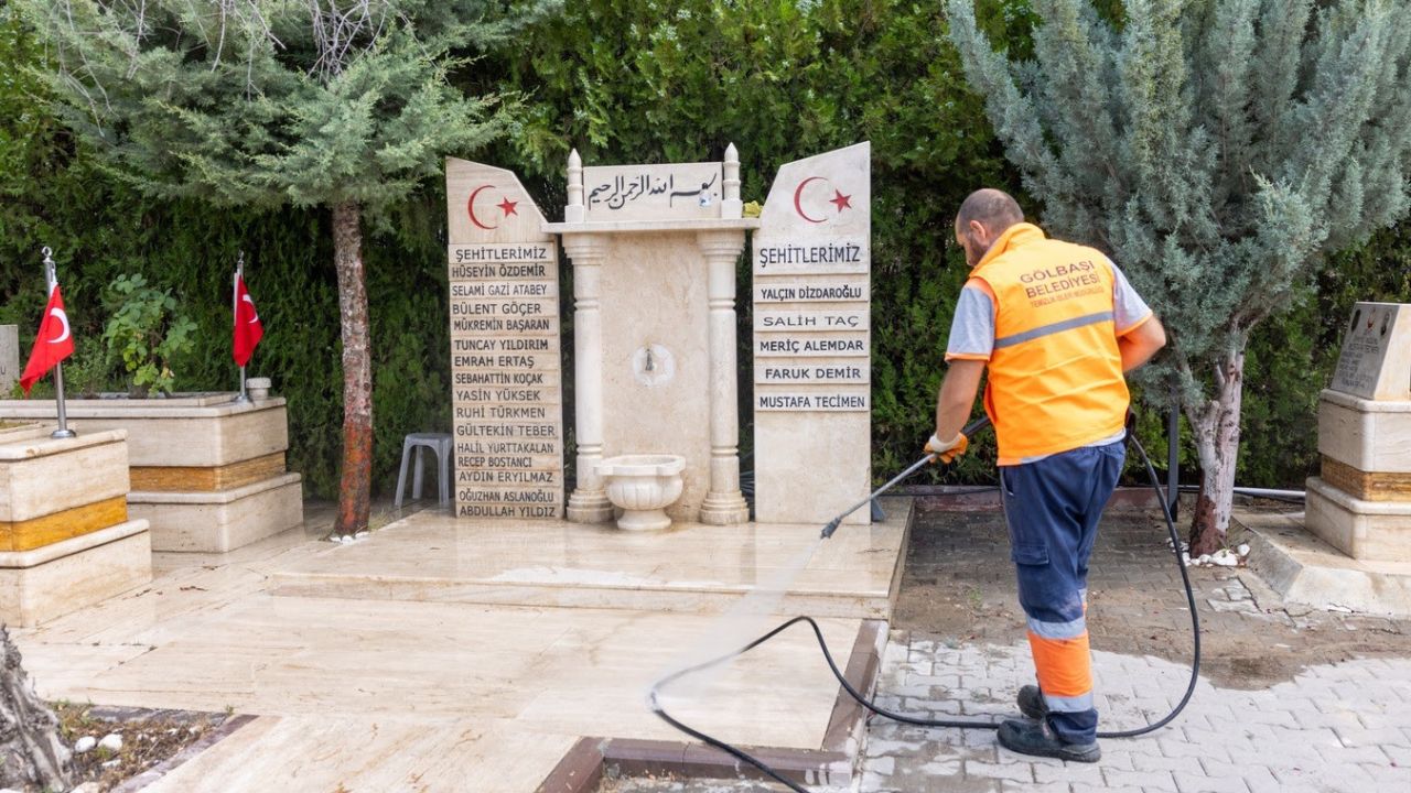 Gölbaşı Belediye Başkanı Odabaşı’ndan şehit ailelerine ziyaret