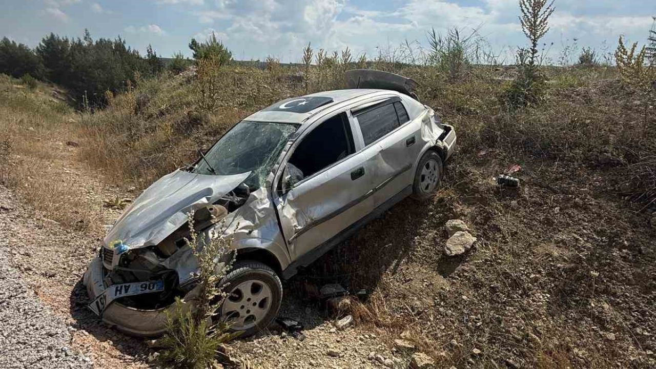 Gördes çevre yolunda kaza: 1 yaralı