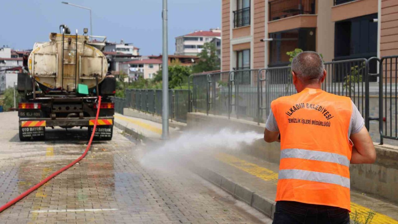 İlkadım’da kapsamlı temizlik çalışmaları