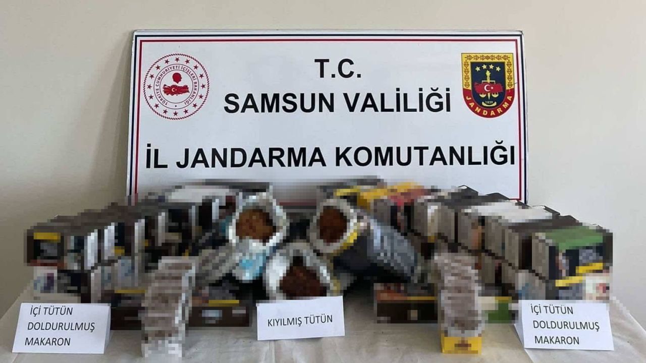 Jandarmadan kaçak tütün operasyonu