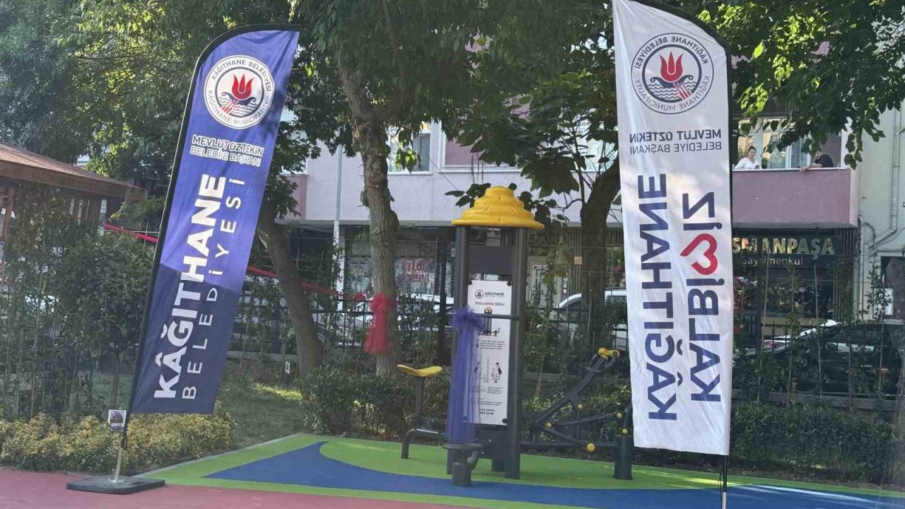 Kağıthane’de yenilenen Muammer Aksoy Parkı’nın açılışı yapıldı
