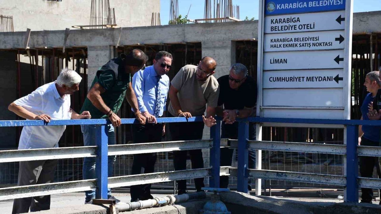 Karabiga’da köprüler yenileniyor