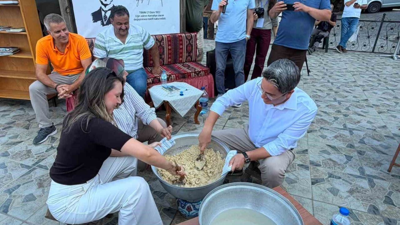 Kemaliye Helvası deneyim atölyesinde tanıtıldı