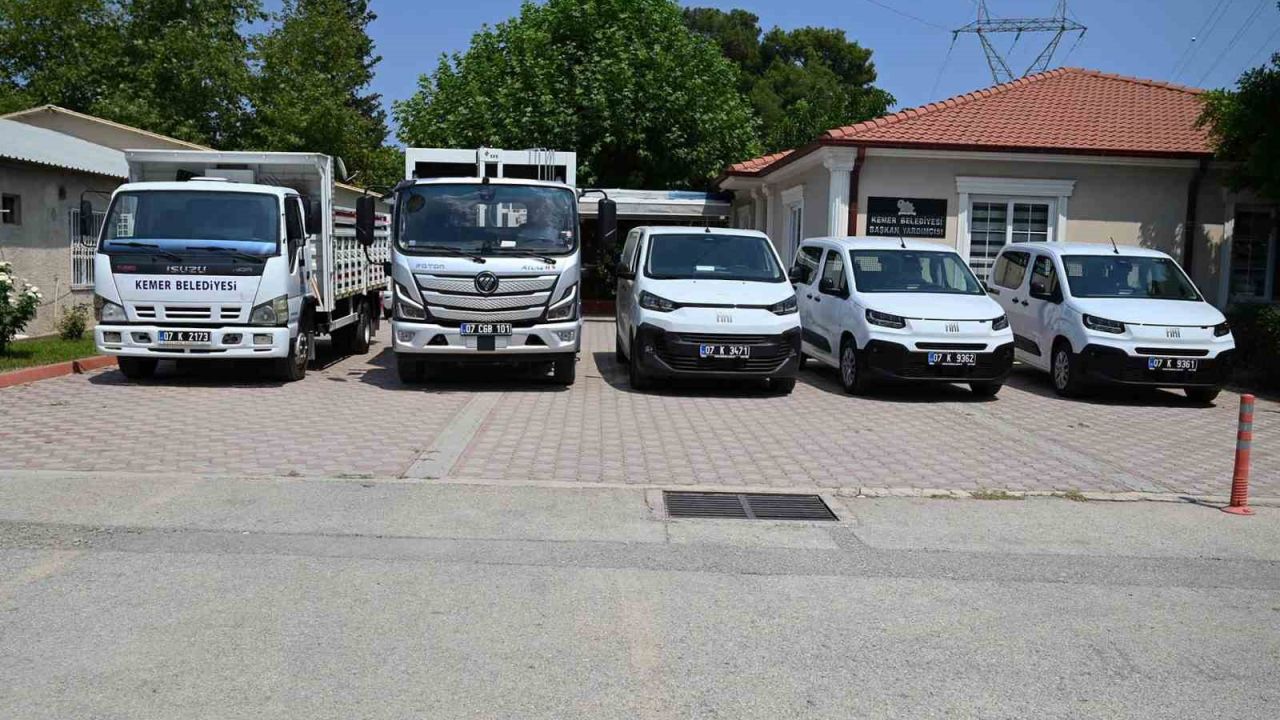 Kemer Belediyesi araç filosunu güçlendirmeye devam ediyor