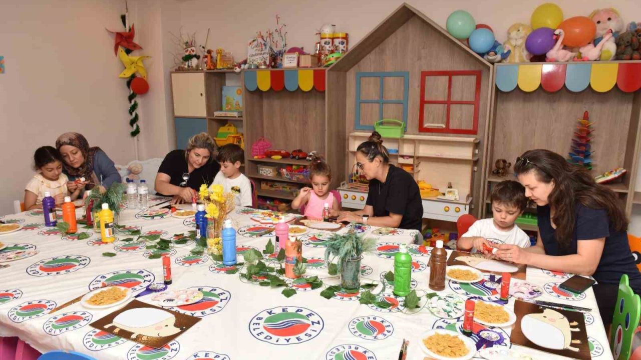 Kepez’de minik eller sanatla buluşuyor