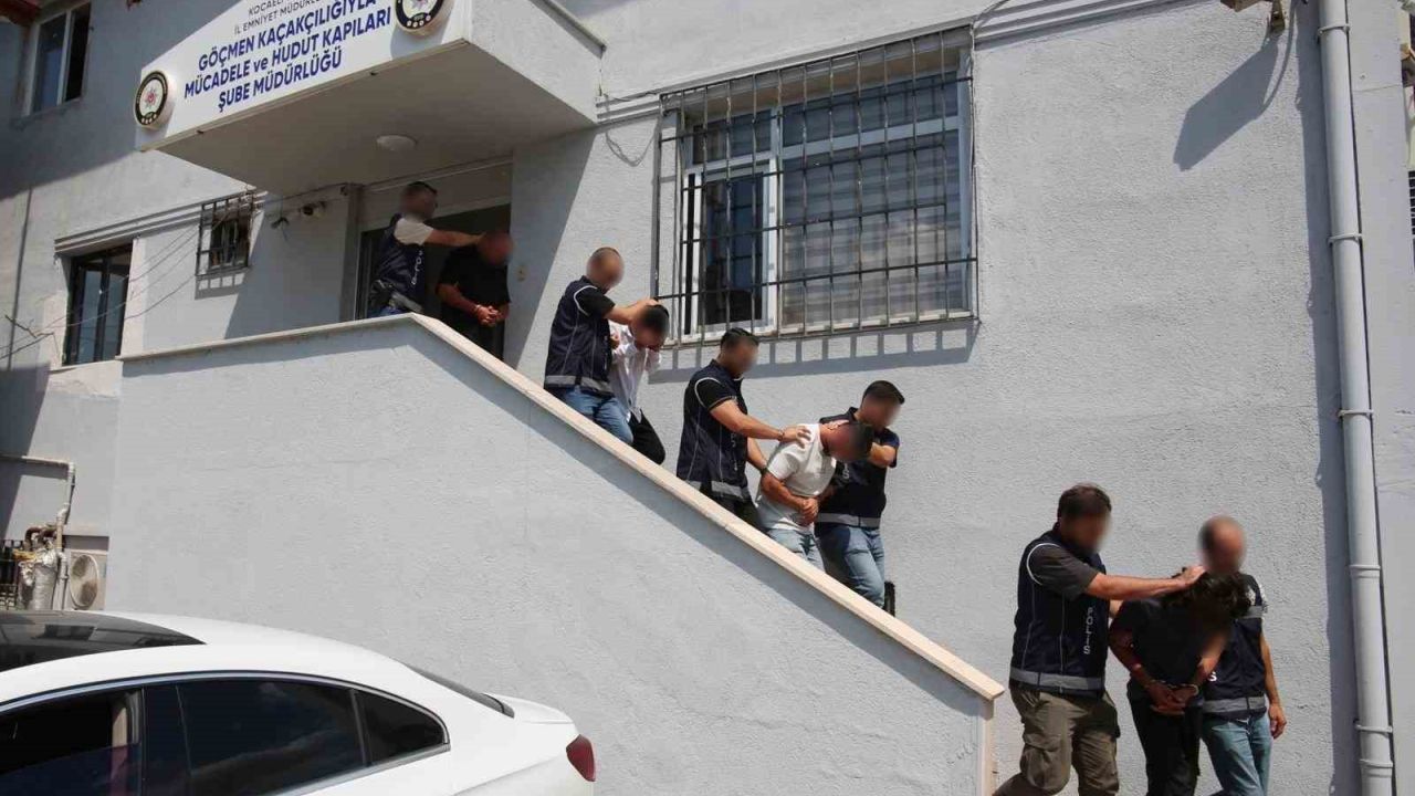 Kocaeli merkezli 3 ilde göçmen kaçakçılığı operasyonu: 9 tutuklama