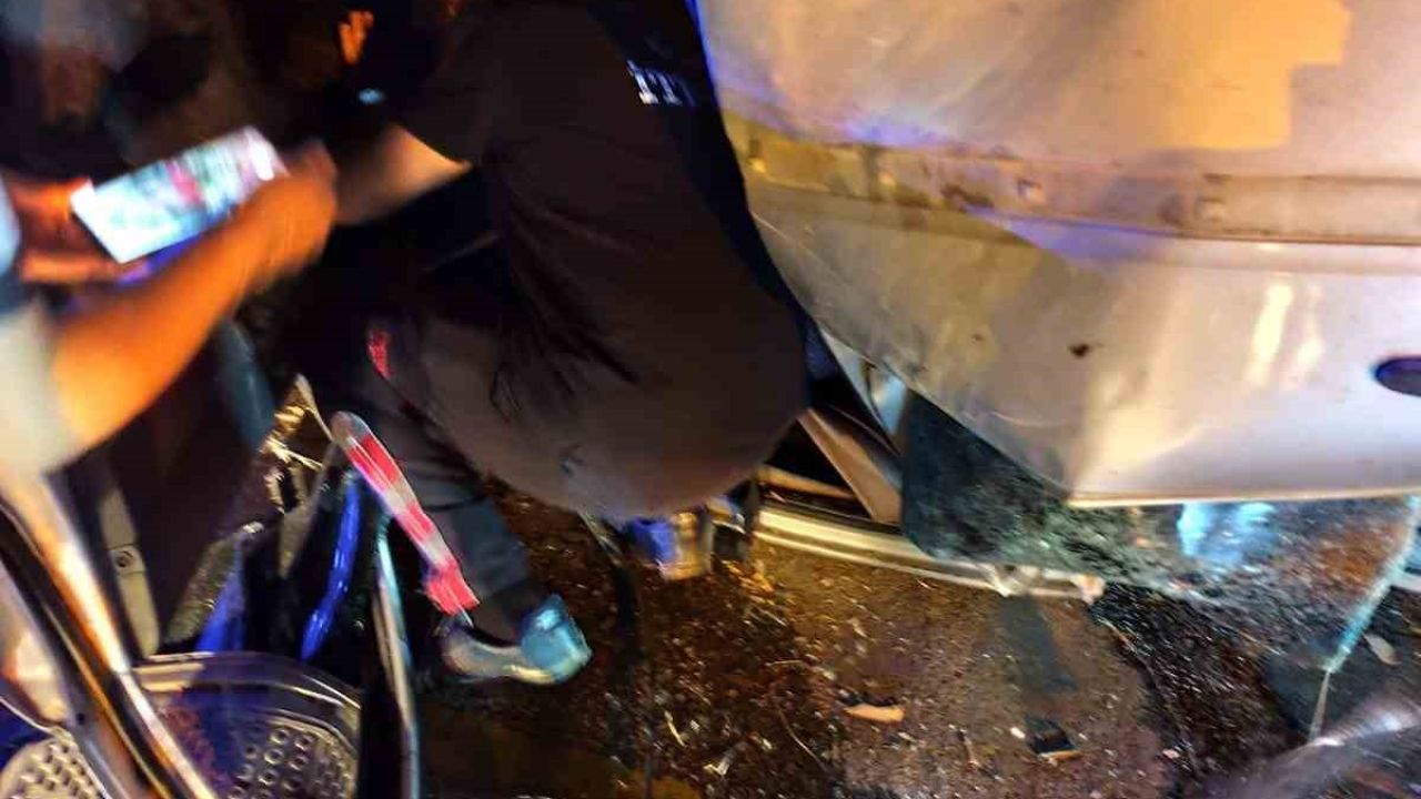 Kontrolden çıkan otomobil takla attı: 4 yaralı