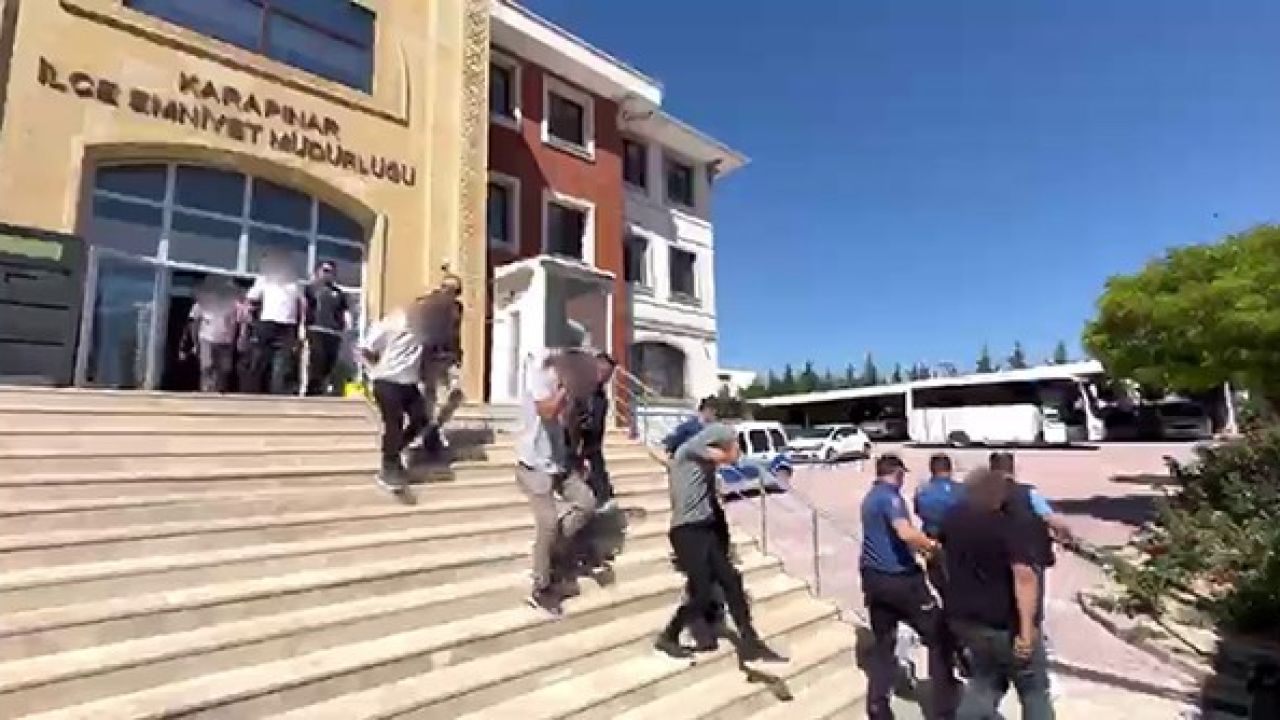 Konya’da uyuşturucu tacirlerine operasyon