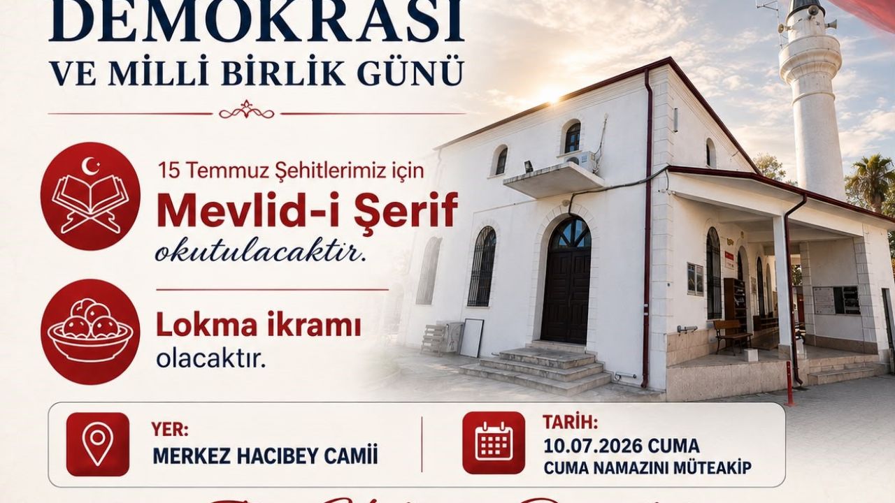 Köyceğiz’de Mevlid-i Şerif programı gerçekleşecek