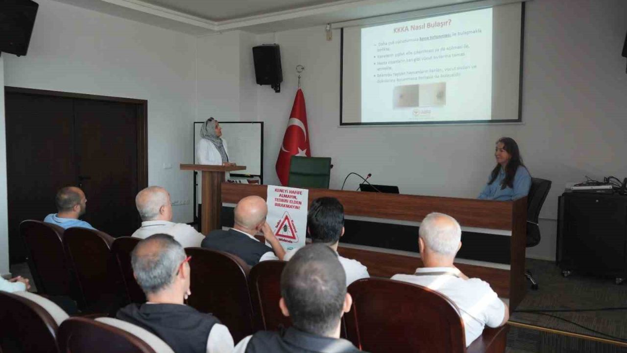 Kütahya’da OBM personeline KKKA hastalığına karşı bilgilendirme eğitimi