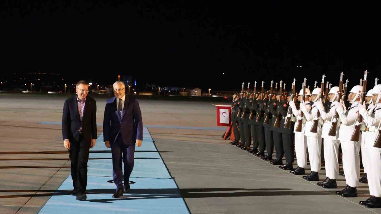 Letonya Cumhurbaşkanı Rinkēvičs Ankara’ya geldi