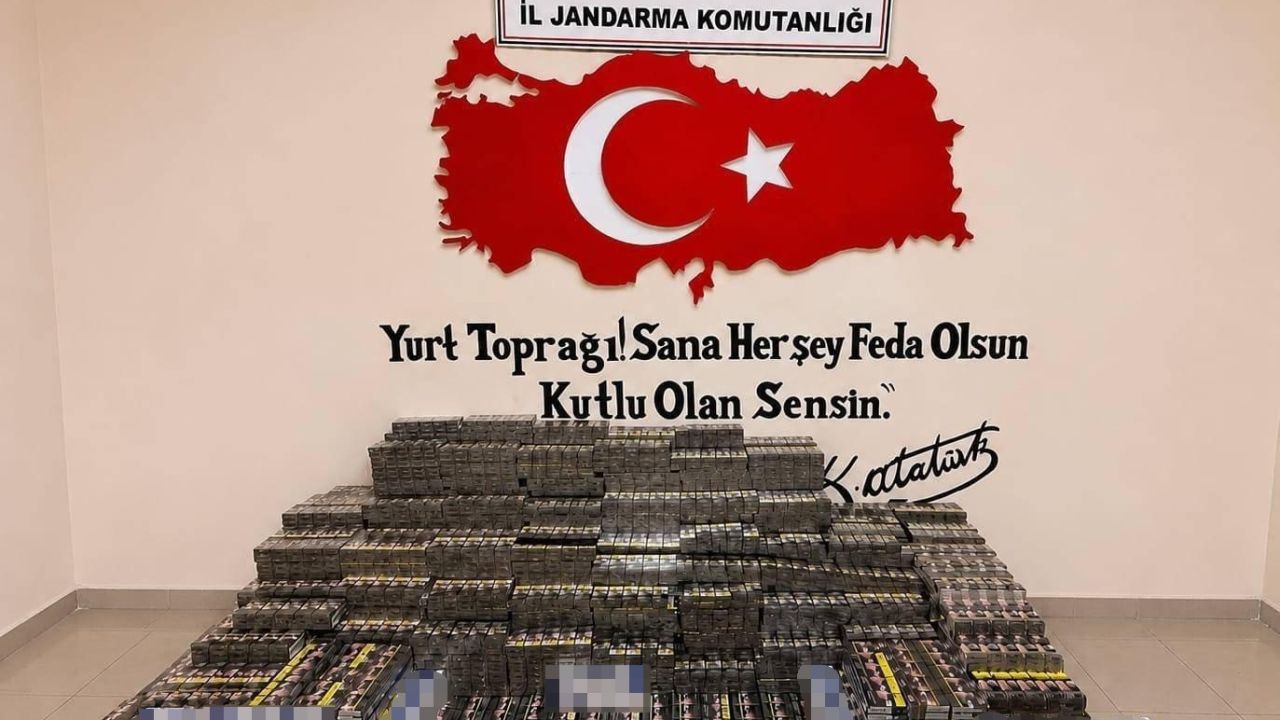 Mardin’de 5 milyon lira değerinde kaçak tütün mamulleri ele geçirildi