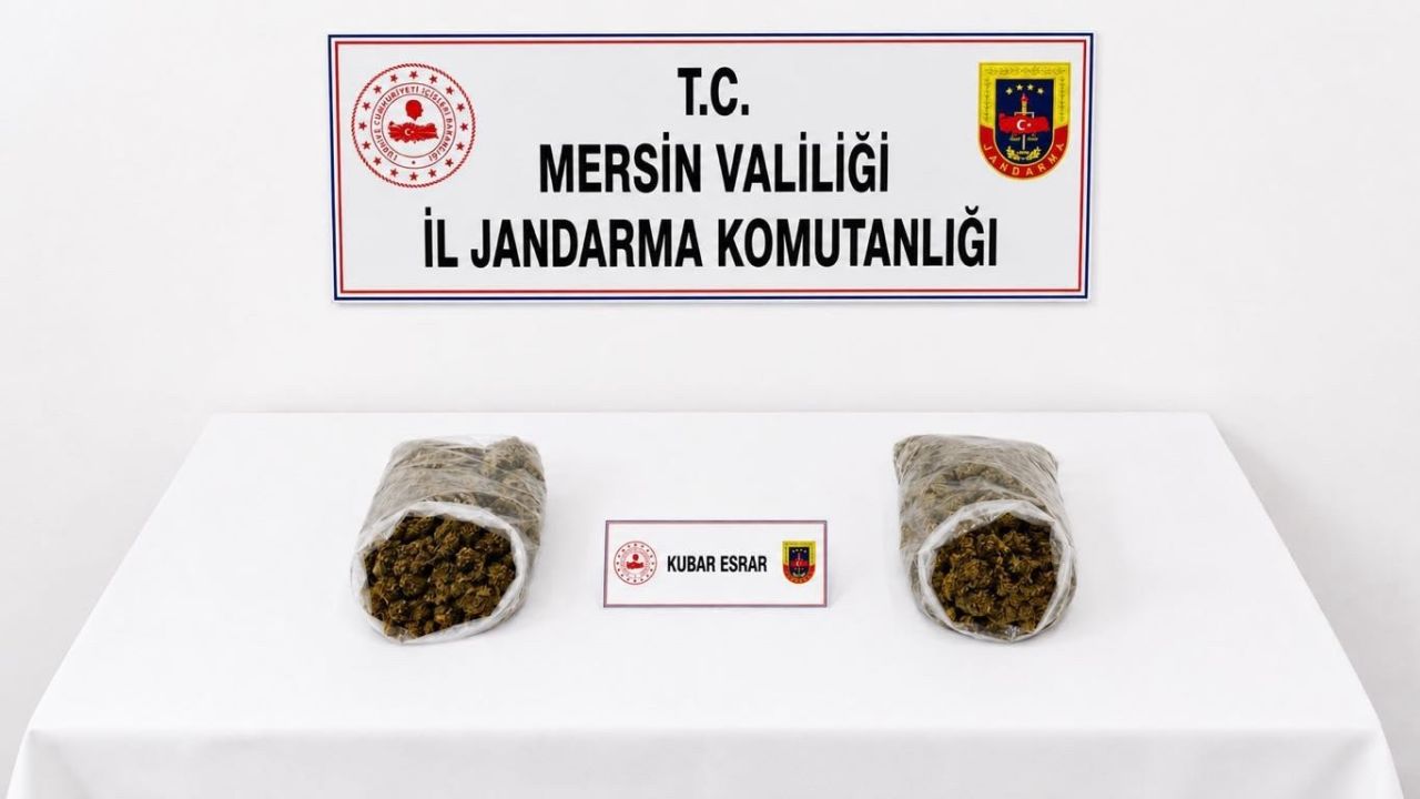 Mersin’de jandarmadan uyuşturucu operasyonu: 2 tutuklama