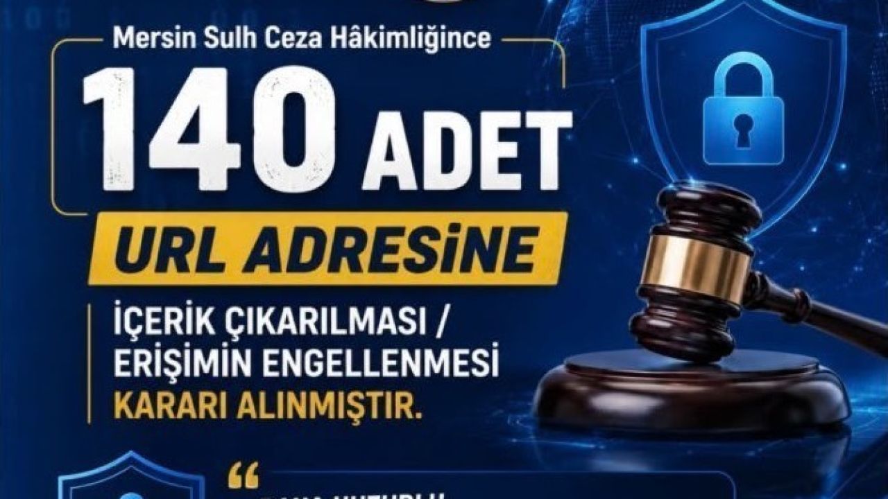 Mersin’de müstehcen içerik paylaşan 140 hesaba işlem yapıldı