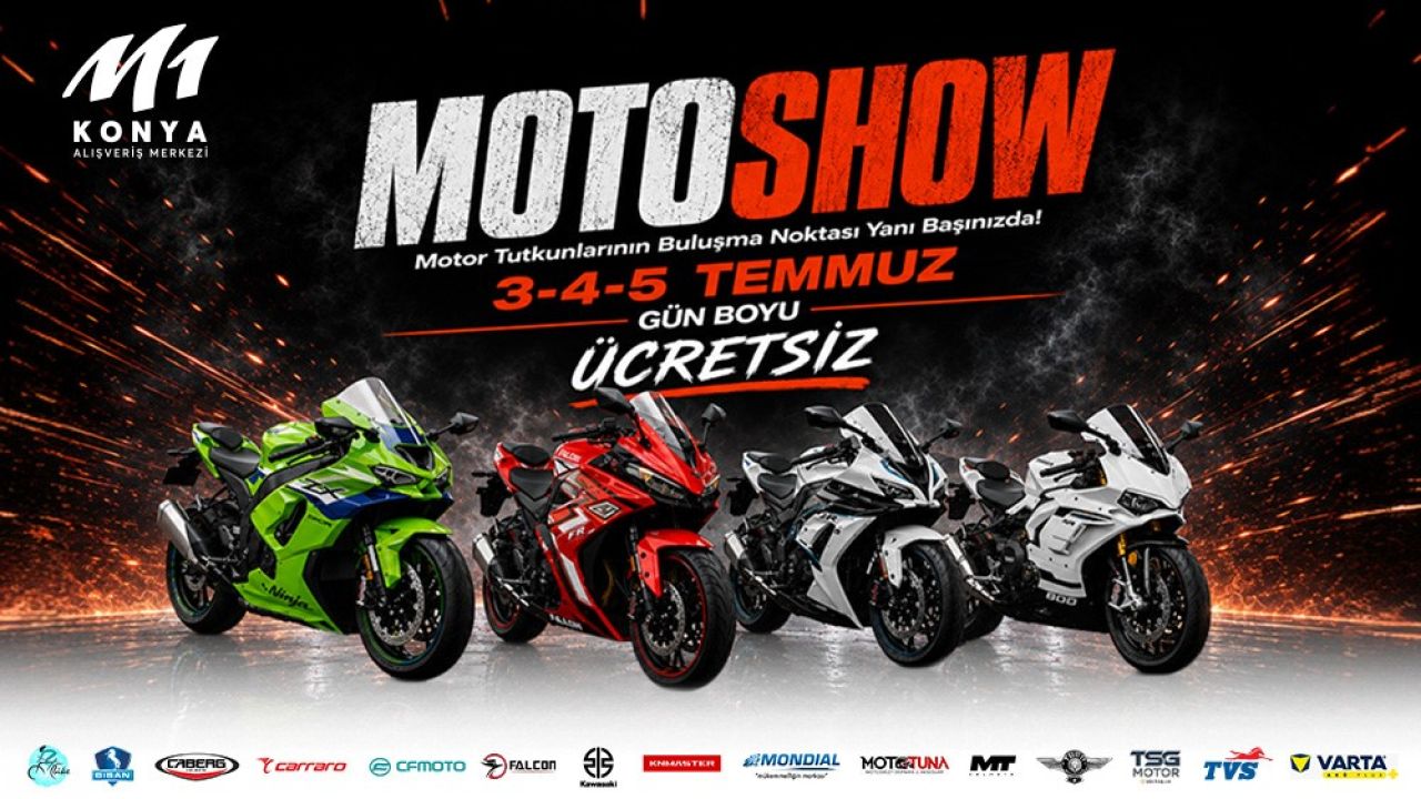 Motor tutkunları M1 Konya AVM’de buluşuyor