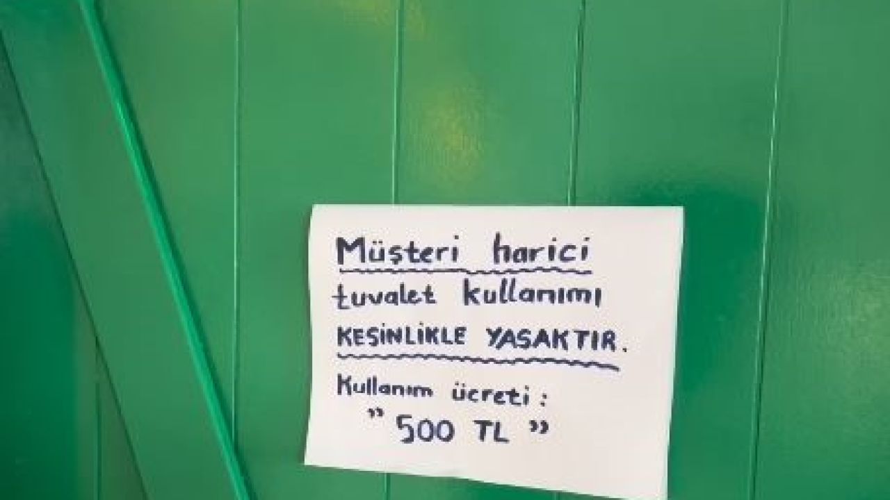 Muğla Akyaka bu defa fahiş WC ücreti ile gündeme geldi