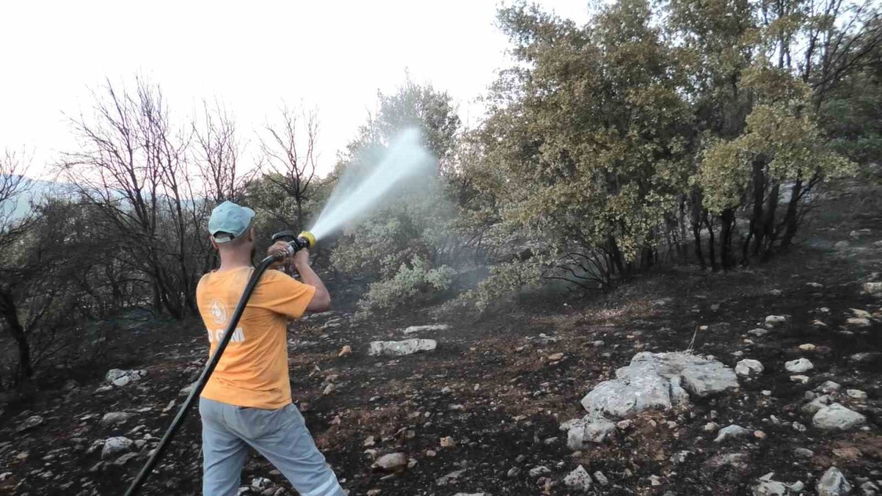 Orman yangını korkuttu