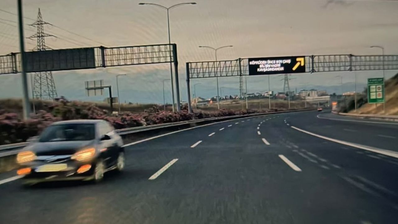 Osman Gazi Köprüsü’nde ters yönden gelen araç korku dolu anlar yaşattı