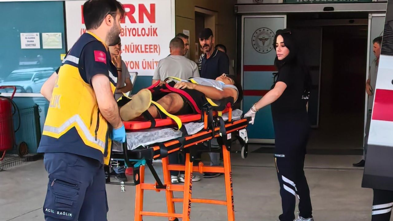 Otomobil ile çarpışan bisiklet sürücüsü hastaneye kaldırıldı
