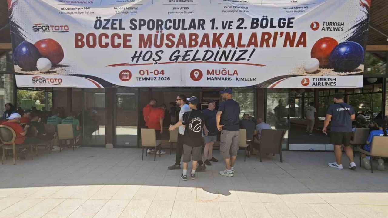 Özel sporcular Bocce Türkiye şampiyonası Muğla’da başladı