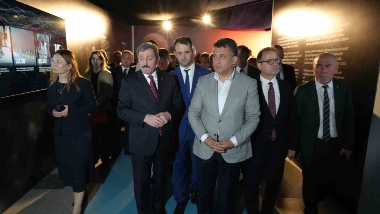 Samsun’da 15 Temmuz Milli Birlik ve Demokrasi Günü Anma Çadırı ziyarete açıldı