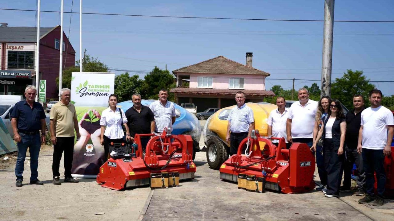 Samsun’da 250 kivi üreticisine makine ve ekipman desteği