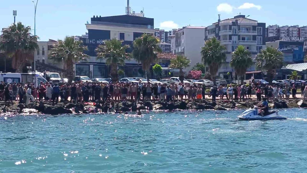 Samsun’da denizde boğulma tehlikesi geçiren kişi hastaneye kaldırıldı: Durumu ağır