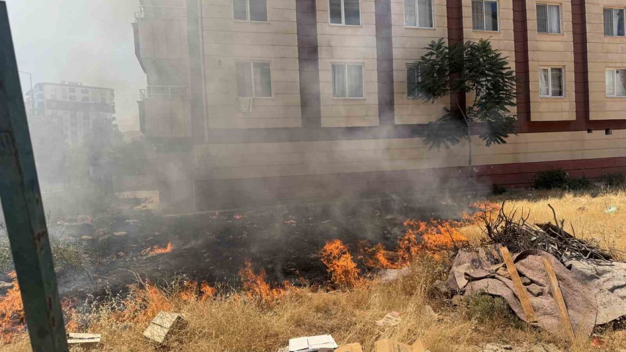 Siirt’te korkutan yangın