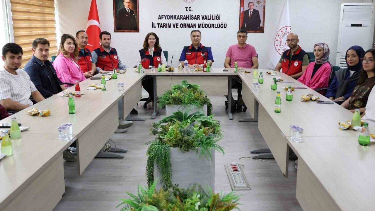 Stajyer öğrencilere kurum tanıtımı yapıldı