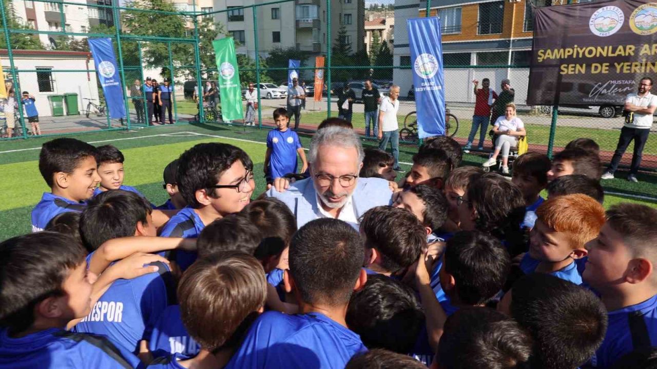 Talas’ta yaz spor okullarına coşkulu açılış