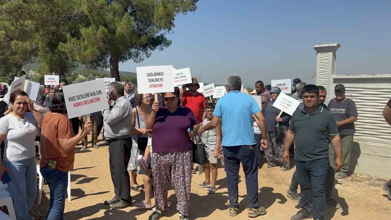Tavuk çiftliği projesine mahalleliden tepki
