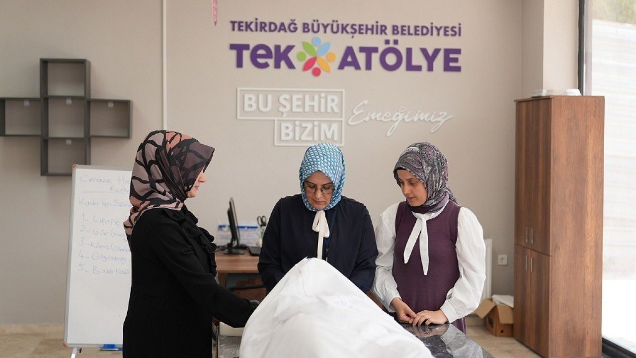 Tekirdağ’da Cenaze Hizmetleri Kursu’na yoğun ilgi